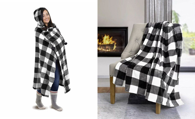 Image of $27 for a Plush Hooded Blanket (a $52.99 Value)