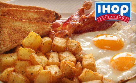 $10 for $20 towards Food at IHOP Restaurant $10 for $20 towards Food at IHOP Restaurant