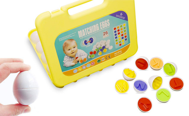 Image of $39.95 for a Kids Matching Eggs Toy (a $73.99 Value)