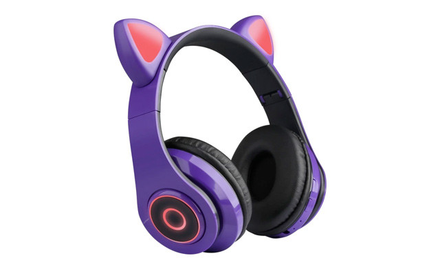 Image of $39 for a Pair of Foldable Wireless LED Headphones (a $119 Value)