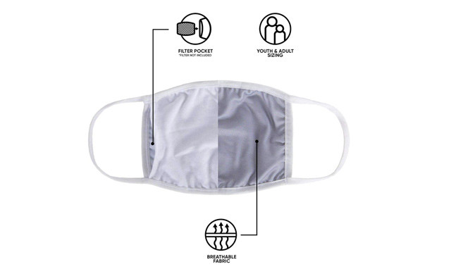 Image of Up to 43% off Raptors or Blue Jays Face Masks