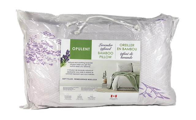Image of Up to 74% off a Lavender-Infused Bamboo Pillow
