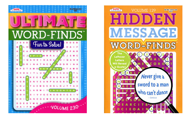Image of $19.95 for a 10-Pack of Assorted Full-Size Word Find Puzzle Books (a $59.50 Value)