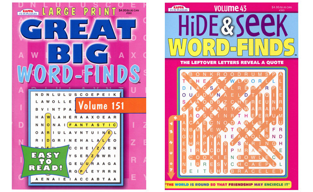 Image of $19.95 for a 10-Pack of Assorted Full-Size Word Find Puzzle Books (a $59.50 Value)