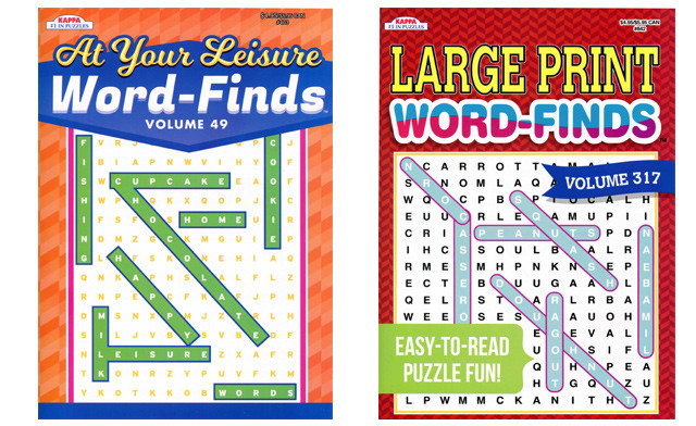 Image of $19.95 for a 10-Pack of Assorted Full-Size Word Find Puzzle Books (a $59.50 Value)