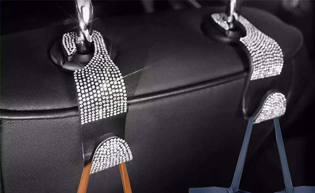 Image of $14.95 for a 2-Pack of Bling Car Seat Headrest Hooks (a $34.99 Value)