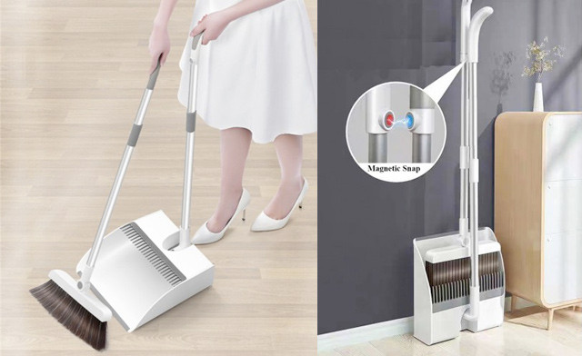 Image of $19.95 for a Broom and Dustpan Set (a $49 Value)