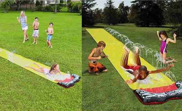 Image of Up to 62% off a 1- or 2-Lane Kids Slip and Slide 