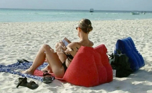 Image of $29 for a Beach Mat w/ Inflatable Pillow (a $64.99 Value)