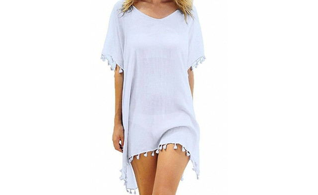 Image of $19.95 for a Chiffon Beach Coverup (a $49 Value)
