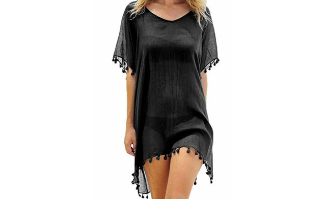Image of $19.95 for a Chiffon Beach Coverup (a $49 Value)