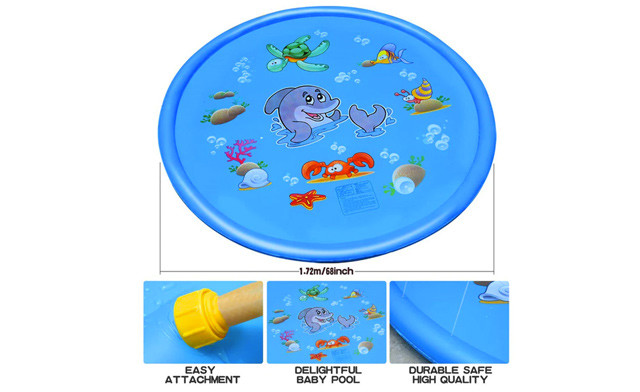 Image of $59.95 for a Inflatable Sprinkler Pad - 100 cm (a $119 Value)