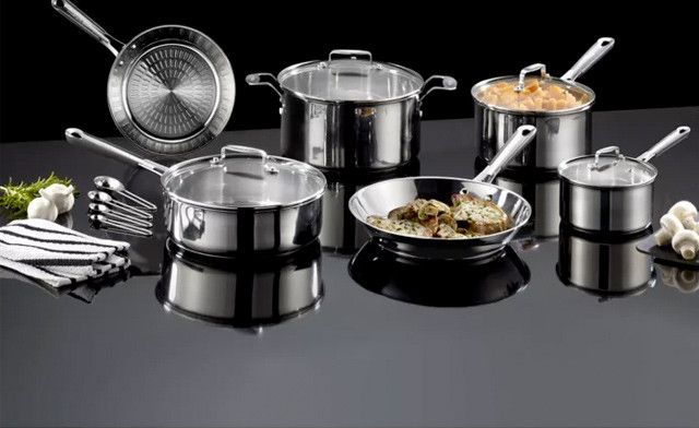 Image of $159.99 for a 14-Piece T-Fal Techno Release Cookware Set (a $599.99 Value)
