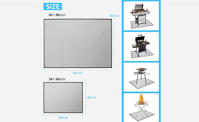 Image of Up to 60% off a Grill Mat Deck Protector