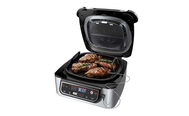 Image of $179.99 for a Ninja 5-in-1 Indoor Grill & Air Fryer - Refurbished (a $299.99 Value)