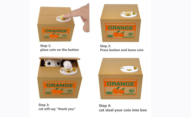 Image of $25 for an Automatic Coin Piggy Bank (a $54 Value)
