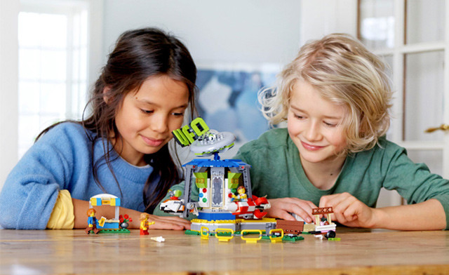 Image of $109.95 for a Fairground Carousel LEGO Set (a $158.99 Value)