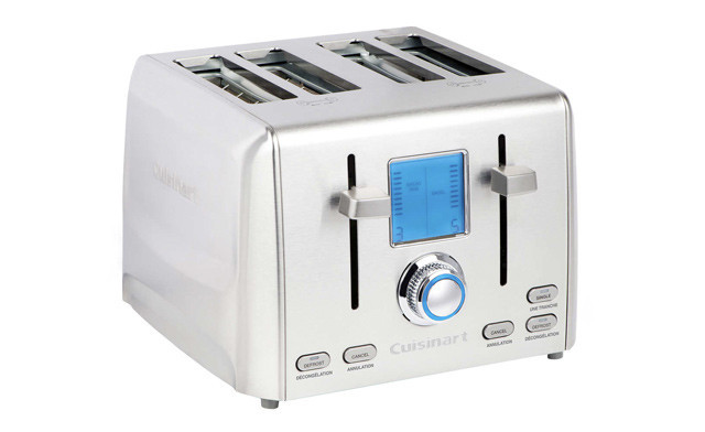 Image of $39.95 for a Cuisinart Stainless Steel 4-Slice Toaster - Refurbished (a $99.99 Value)