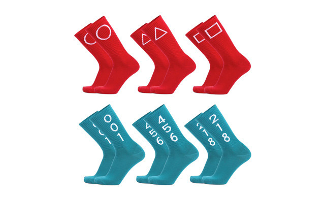 Image of $19.33 for a 3-Pack of Squid Game Socks (a $45 Value)