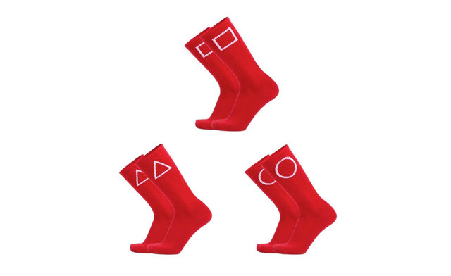 Image of $19.33 for a 3-Pack of Squid Game Socks (a $45 Value)