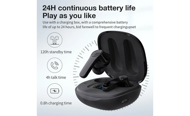 Image of $22.95 for a Pair of TWS Bluetooth Wireless Earbuds with a Microphone (a $77.59 Value)