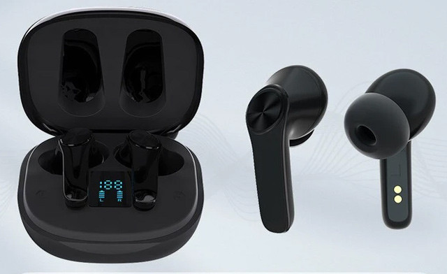 Image of $21.37 for a Pair of TWS Bluetooth Wireless Earbuds with a Microphone (a $77.59 Value)