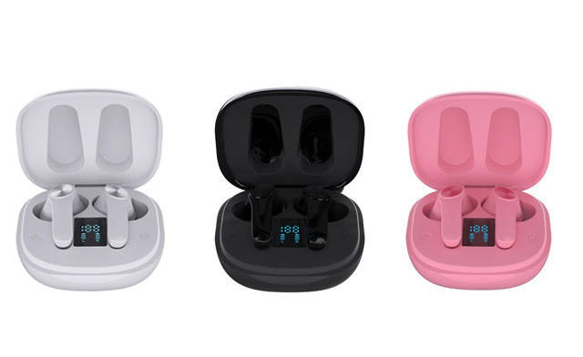 Image of $21.37 for a Pair of TWS Bluetooth Wireless Earbuds with a Microphone (a $77.59 Value)