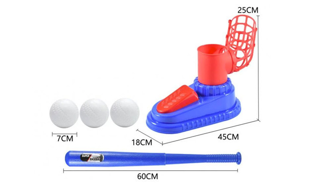 Image of $46.95 for a Foot Press Baseball Launcher Set (an $89.99 Value)