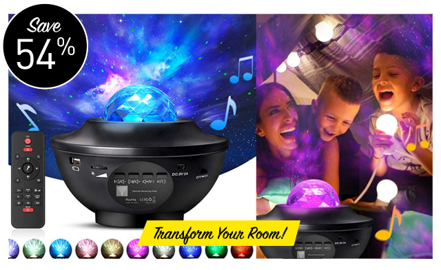 Image of $31.87 for a Galaxy Starlight Projector & Speaker (a $70 Value)