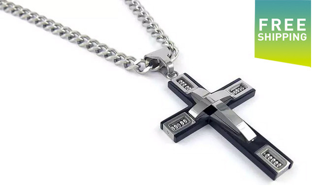 Stainless Steel Cross Necklace | WagJag