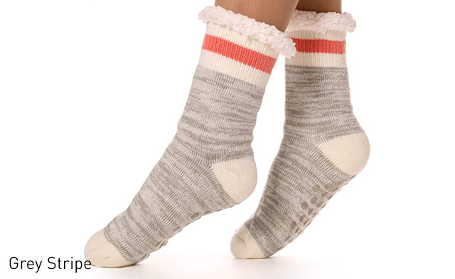 Image of $19.67 for a Pair of Women's Fuzzy Socks (a $52.50 Value)
