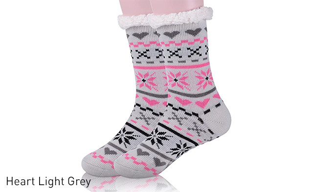 Image of $19.67 for a Pair of Women's Fuzzy Socks (a $52.50 Value)