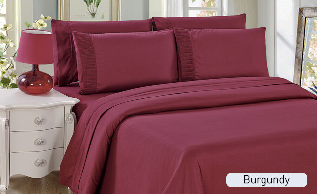 Image of Up to 73% off a 6-Piece Solid Sheet Set
