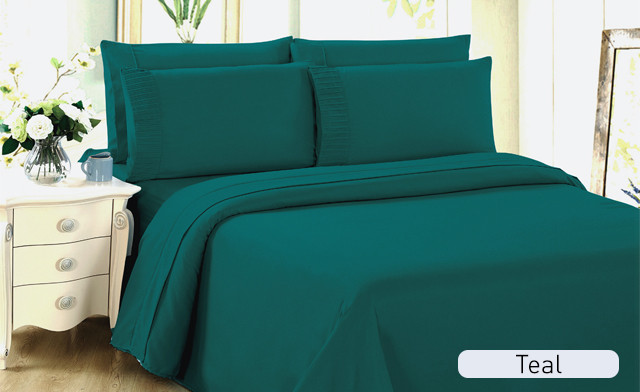 Image of Up to 73% off a 6-Piece Solid Sheet Set
