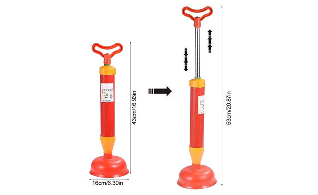 Image of $23.95 for a Drain Buster Compressed Air Plunger (a $42.99 Value)