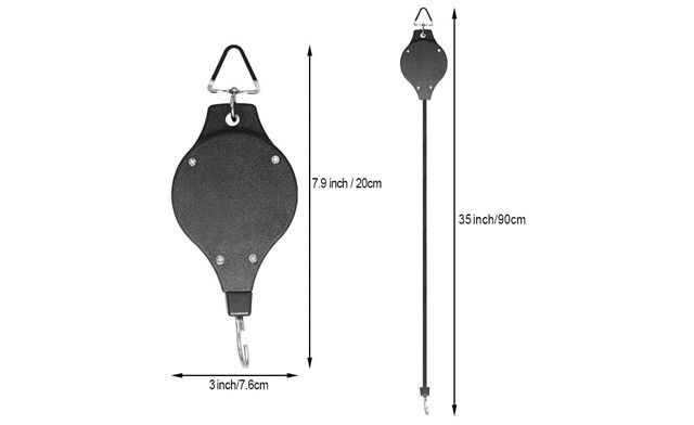 Image of Up to 62% off Retractable Hanging Basket Hooks
