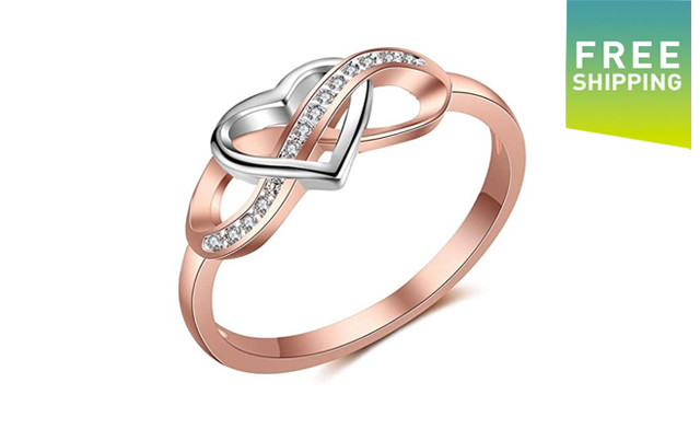 Image of $19.95 for a Heart Infinity Knot Ring (a $65 Value)