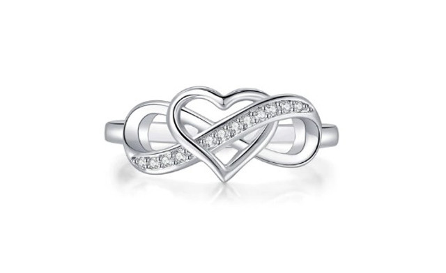 Image of $19.95 for a Heart Infinity Knot Ring (a $65 Value)