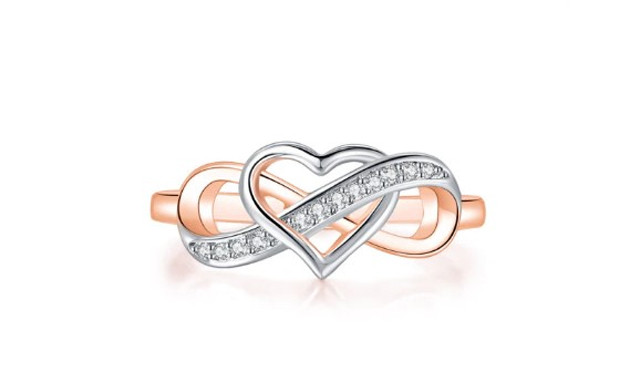 Image of $19.95 for a Heart Infinity Knot Ring (a $65 Value)