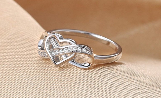 Image of $19.95 for a Heart Infinity Knot Ring (a $65 Value)