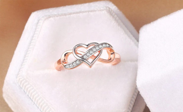 Image of $19.95 for a Heart Infinity Knot Ring (a $65 Value)