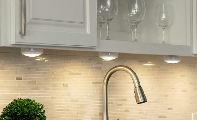 Image of $24.95 for a 3-Pack of Wireless LED Puck Lights (a $60 Value)