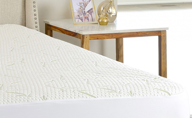 Image of Up to 73% off a Bamboo Mattress Protector 