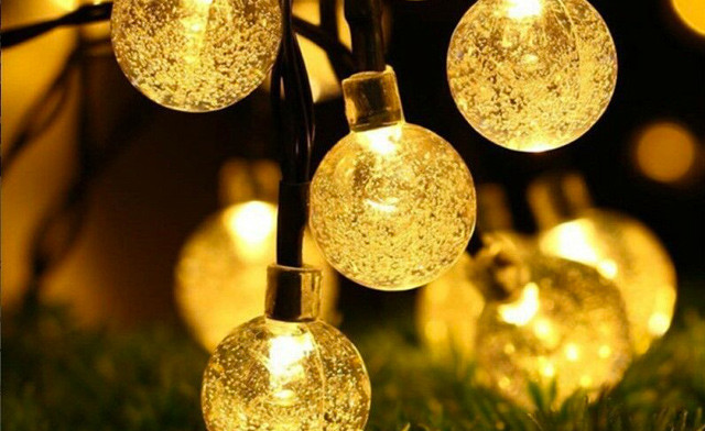 Image of Up to 66% off Crystal Ball Solar String Lights