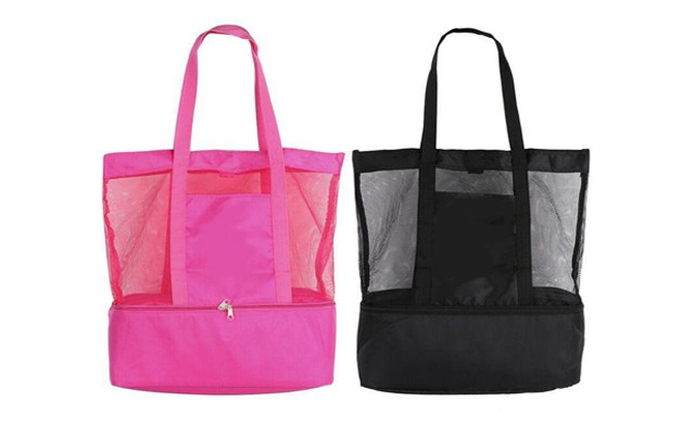 Image of $23.95 for a Beach Tote with Detachable Cooler Bag (a $59.99 Value)