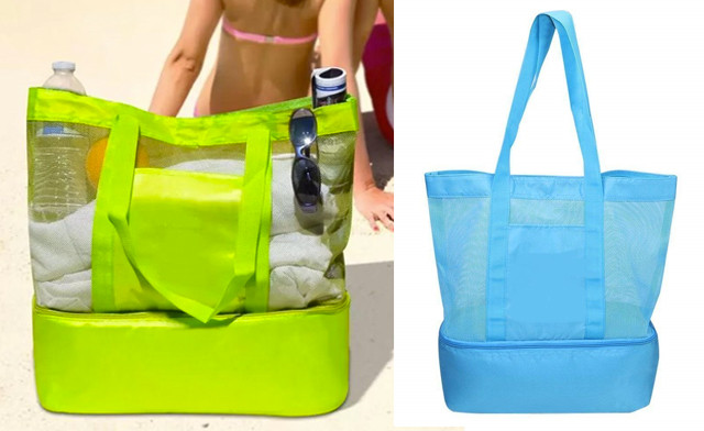 Image of $23.95 for a Beach Tote with Detachable Cooler Bag (a $59.99 Value)