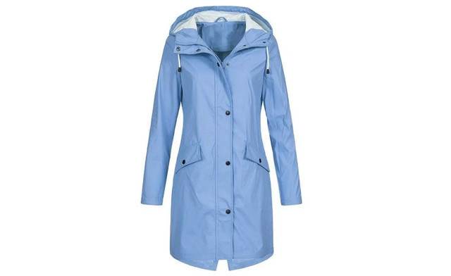 Image of $32.95 for a Women's Waterproof Raincoat (a $129 Value)