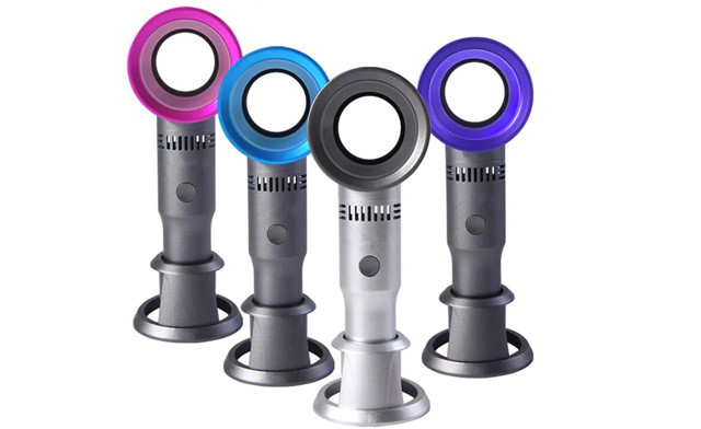 Image of $19.95 for a Handheld Blade-Less Fan w/ USB Charging (a $39.99 Value)