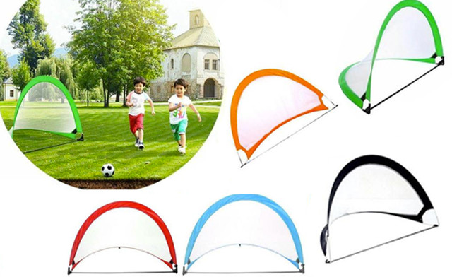 Image of Up to 66% off a Foldable Pop-Up Training Soccer Net