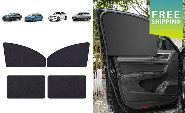 Image of $28.95 for a 4-Piece Magnetic Car Shades Set (a $59.99 Value)